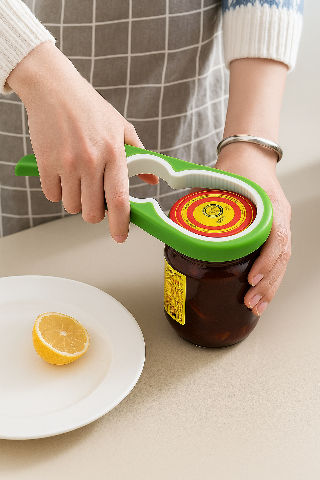 Can Opener Multi Functional Four In One Beverage Bottle Opener Cap Twister Four Position Can Opener Anti Slip Cap Twister
