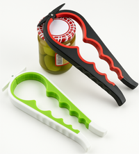 Can Opener Multi Functional Four In One Beverage Bottle Opener Cap Twister Four Position Can Opener Anti Slip Cap Twister